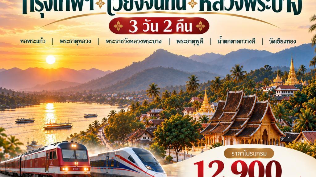 เวียงจันทน์ - หลวงพระบาง 3 วัน 2 คืน